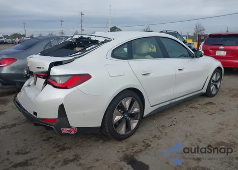 2024 BMW I4 Gran Coupe Edrive40 z USA, uszkodzony, nr VIN WBY73AW00RFT14971